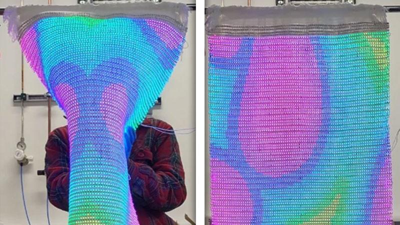 Kıyafetleri Kocaman Ekranlara Çeviren Dokuma Kumaş Geliştirildi: Her Yerde Kullanılabilir