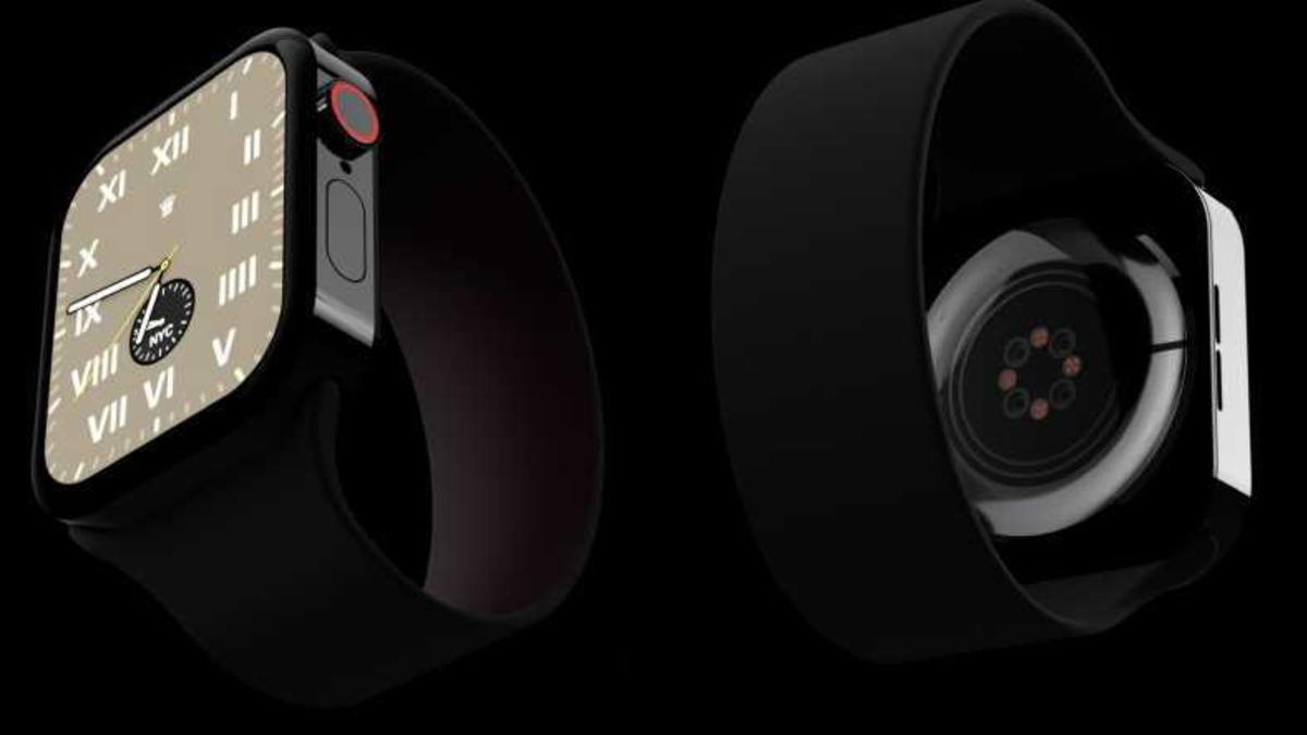 iPhone 12 Benzeri Düz Kenarlı Tasarıma Sahip Apple Watch Konsepti