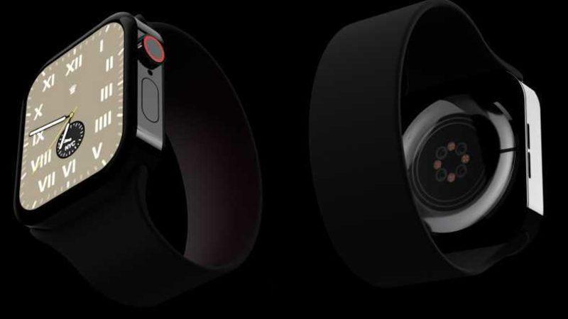 iPhone 12 Benzeri Düz Kenarlı Tasarıma Sahip Apple Watch Konsepti