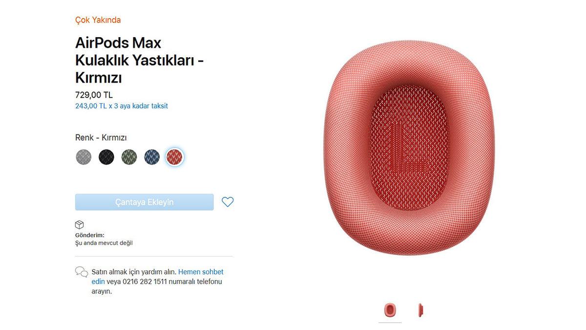 Apple’dan İkinci Tekerlek Vakası: AirPods Max’in Kulaklık Yastık Fiyatı Belli Oldu