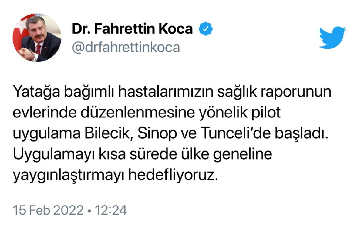 Evde Muayene İmkanı Sunan ’Uzaktan Sağlık Hizmetleri Uygulaması’ Başladı: Uygulanacak İlk Şehirler Belli Oldu