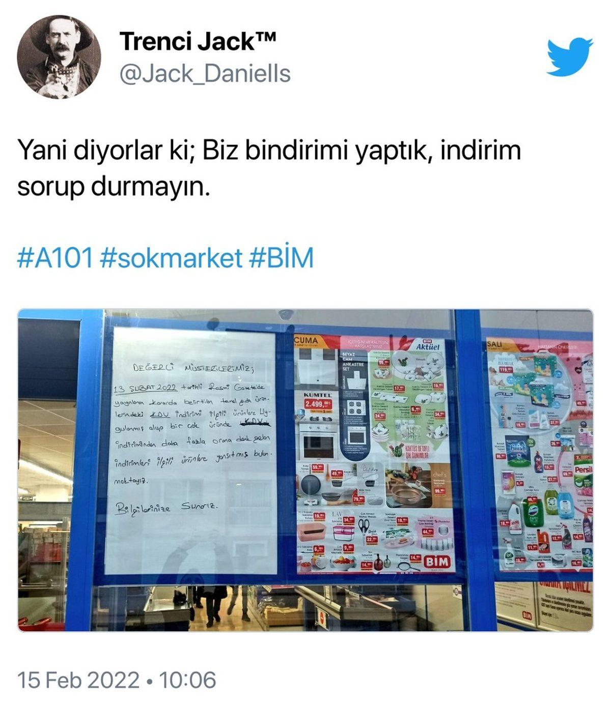 Zincir Marketlerdeki Fiyatlar KDV İndiriminden Sonra Değişmedi: Sosyal Medyada Tepkiler Çığ Gibi Büyüyor