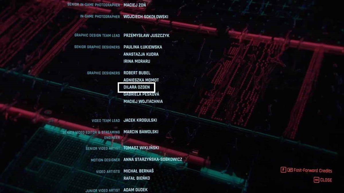 Cyberpunk 2077’nin Grafik Tasarımcılar Ekibinde Yer Alan Türk: Dilara Özden