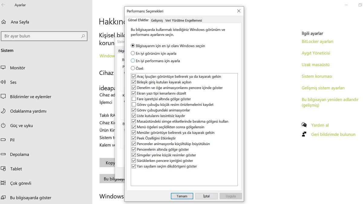Program Kullanmadan Bilgisayar Performansını Artırabileceğiniz 10 Temel Yöntem