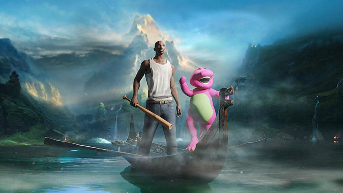 Oyuncuların Yıllardır Beklediği Mod Geldi: CJ, God of War’da [Video]