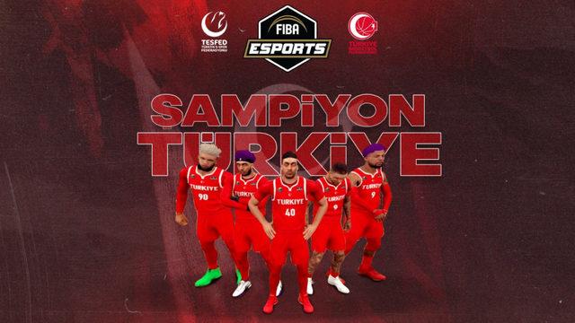 Milli Takımımız, NBA 2K21 FIBA Espor Turnuvasında Namağlup Bir Şekilde Şampiyon Oldu
