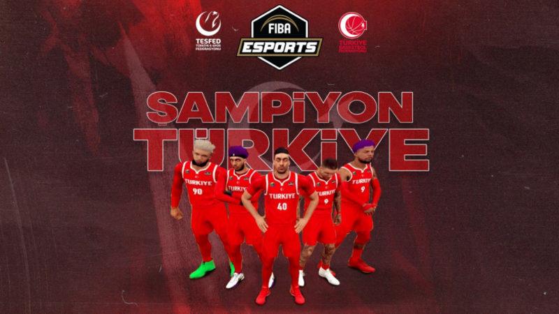 Milli Takımımız, NBA 2K21 FIBA Espor Turnuvasında Namağlup Bir Şekilde Şampiyon Oldu