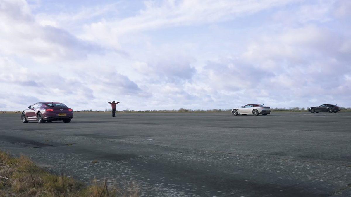 Ferrari Roma, Bentley GT Speed ve Aston Martin DBS Drag Yarışında Rekabet Ediyor