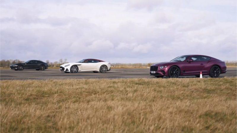 Ferrari Roma, Bentley GT Speed ve Aston Martin DBS Drag Yarışında Rekabet Ediyor