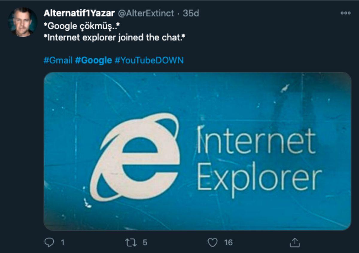 Google, YouTube ve Gmail’in Çökmesi ile İlgili Yapılan Birbirinden Komik Twitter Paylaşımları