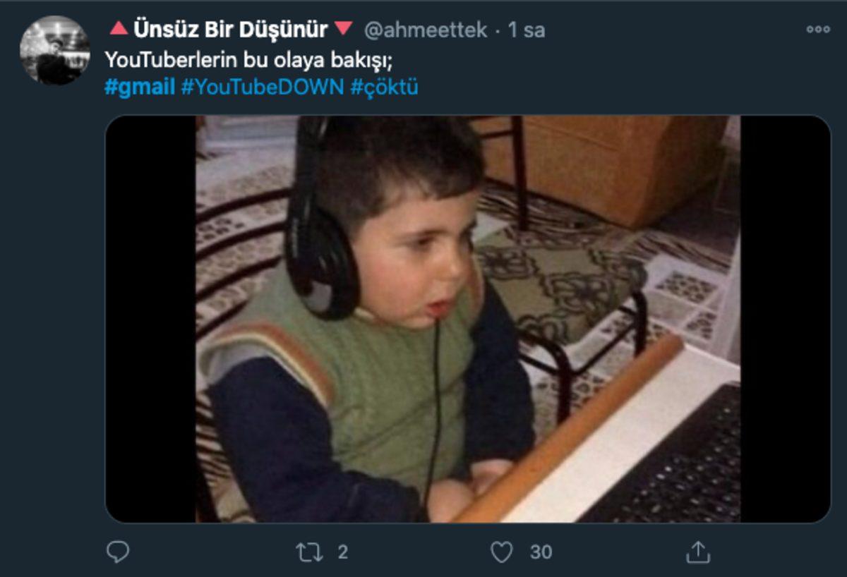 Google, YouTube ve Gmail’in Çökmesi ile İlgili Yapılan Birbirinden Komik Twitter Paylaşımları