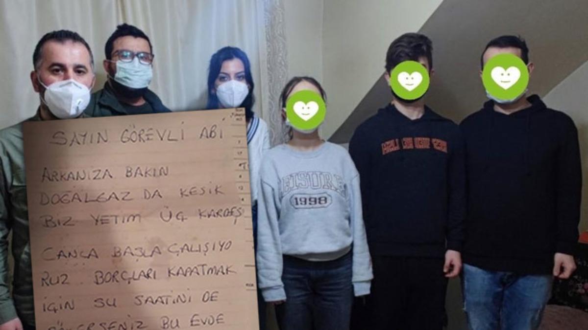 Sayaç Görevlisine Not Bırakan Üç Yetimin Yardımına Ahbap Derneği Koştu: Bir Yıllık Fatura ve Kira Giderleri Karşılanacak