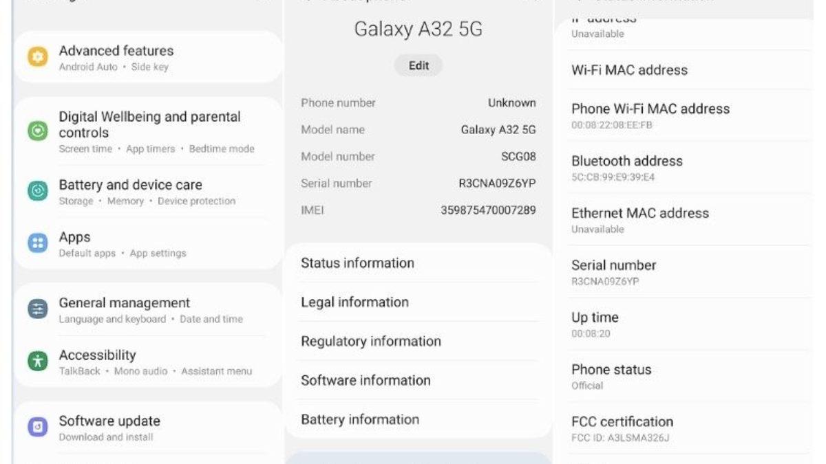 Samsung Galaxy A32 5G İçin FCC Sertifikası Alındı