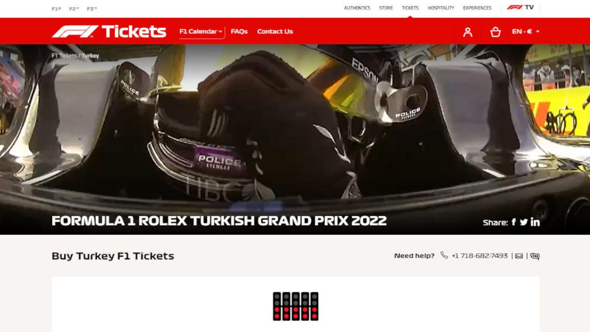 Formula 1’den ’Umutlandıran’ Hata: Türkiye GP Biletleri Yanlışlıkla Satışa Çıktı
