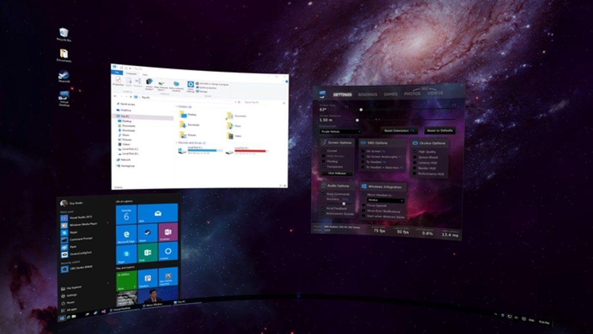 Masaüstünü Sanal Gerçeklikte Kullan: Virtual Desktop