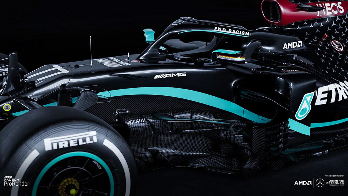 AMD, F1 Hayranlarının Resmen Ağzını Sulandıracak Mercedes Duvar Kağıtlarını Paylaştı