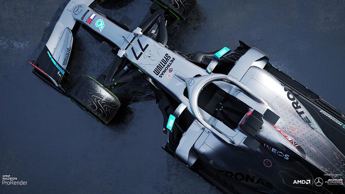 AMD, F1 Hayranlarının Resmen Ağzını Sulandıracak Mercedes Duvar Kağıtlarını Paylaştı