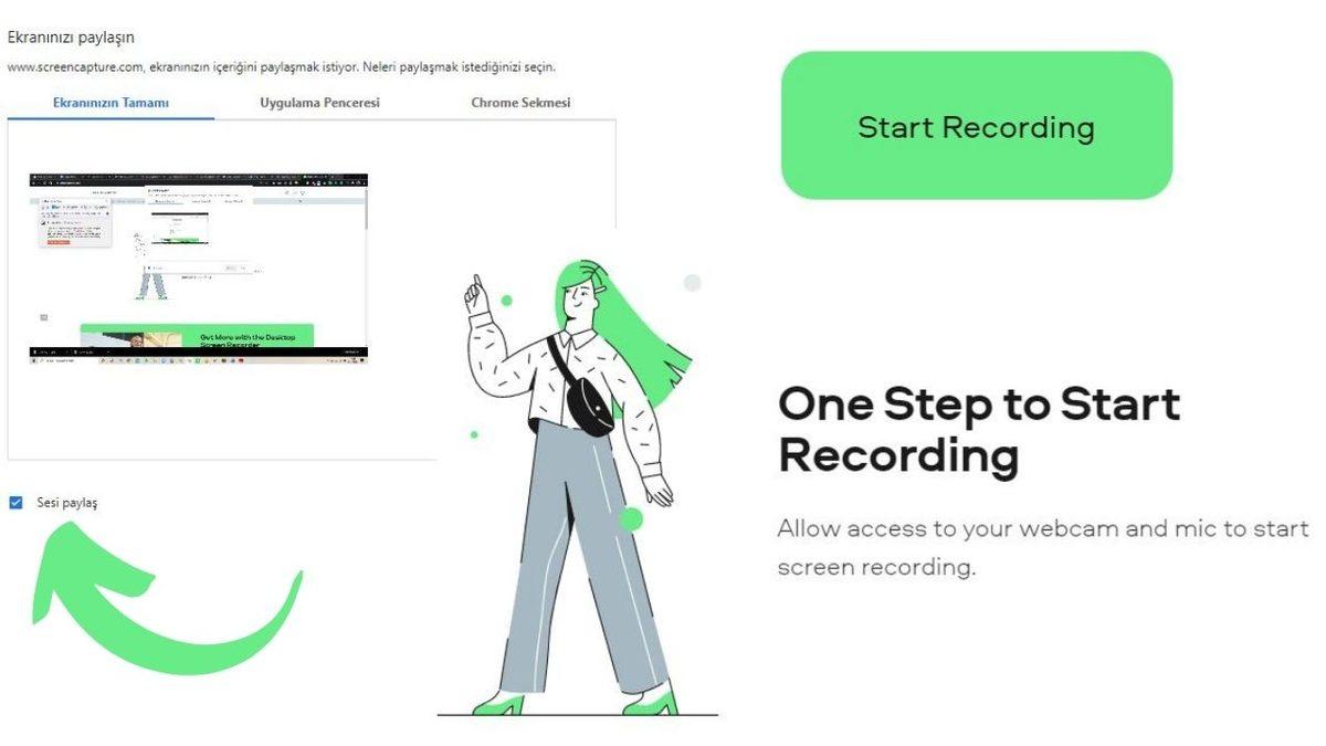 Ücretsiz Kullanabileceğiniz Ekran Kaydedici İnternet Siteleri