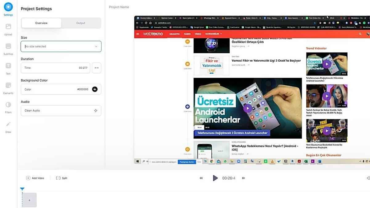 Ücretsiz Kullanabileceğiniz Ekran Kaydedici İnternet Siteleri