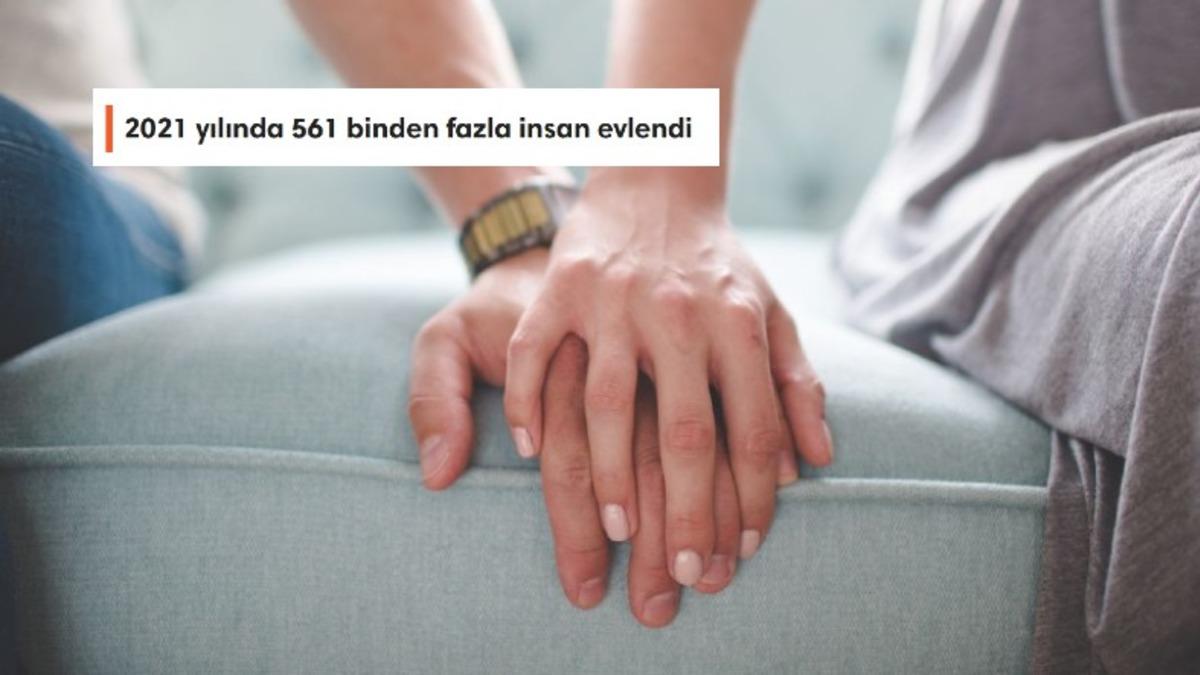 TÜİK, 2021 Yılına Ait Evlenme ve Boşanma Verilerini Paylaştı: Her İki Kategoride de Önceki Yıla Göre Artış Görüldü