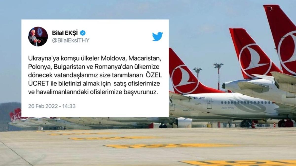 THY, Ukrayna’ya Komşu Olan Ülkelerden Türkiye’ye Özel Fiyatlı Bilet Satışa Sundu