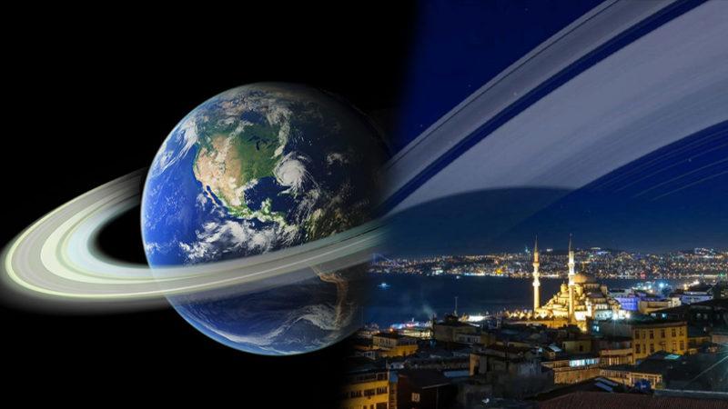 Görüntü Şöleni mi, Kıyamet Senaryosu mu: Dünya’nın Satürn Gibi Halkaları Olsaydı Ne Olurdu?