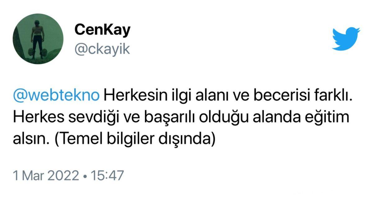 Milli Eğitim Bakanı Mahmut Özer’den Liselerdeki Alan Seçimine Sert Eleştiri: Sayısal, Eşit Ağırlık, Sözel Ayrımı Kalkıyor mu?