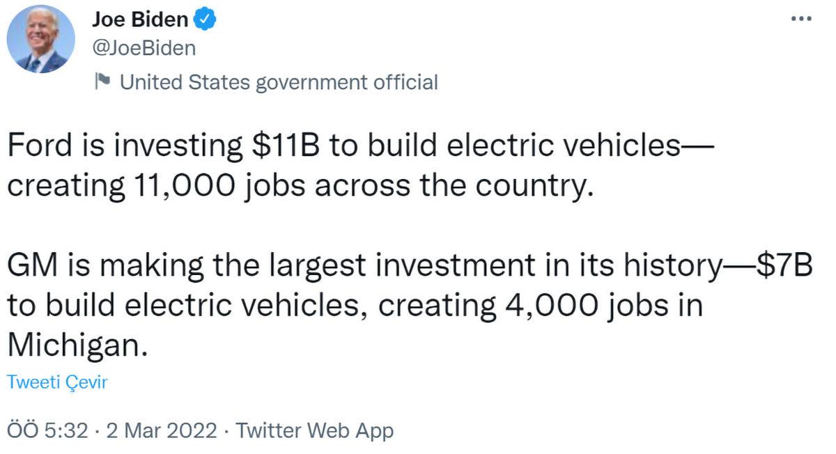 Elon Musk’tan Tesla’yı ’Dışlayan’ ABD Başkanı Biden’a Kapak Gibi Cevap