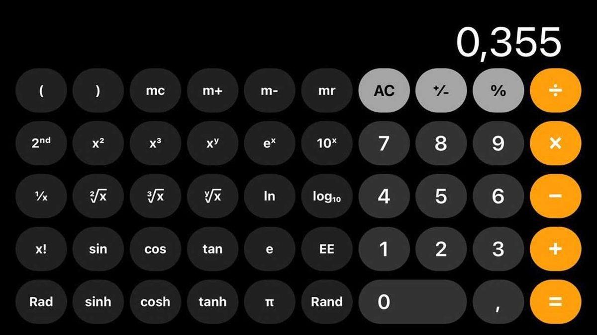 iOS’un Hesap Makinesinde 2008 Yılından Beri ’Bilimsel Mod’ Olduğunu Biliyor muydunuz?