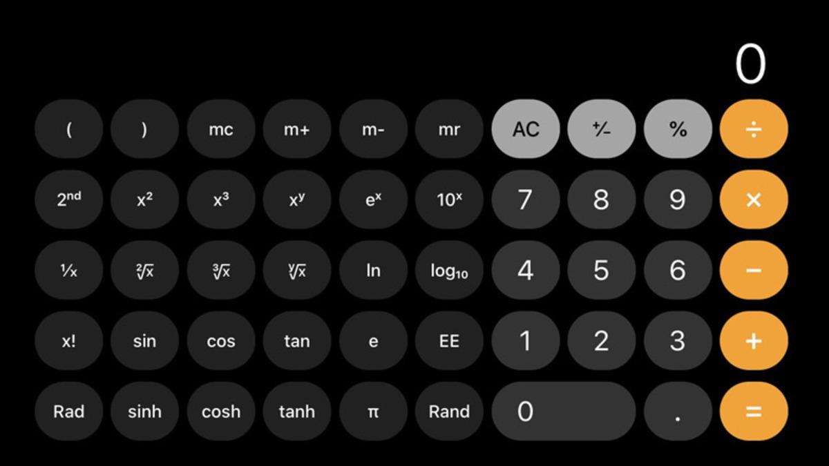 iOS’un Hesap Makinesinde 2008 Yılından Beri ’Bilimsel Mod’ Olduğunu Biliyor muydunuz?