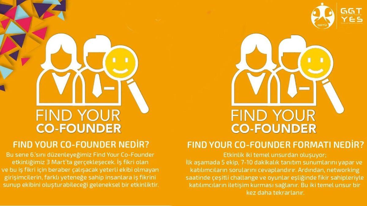 ODTÜ Genç Girişimciler Topluluğu’nun Düzenlediği Find Your Co-Founder, 3 Mart’ta Başlıyor