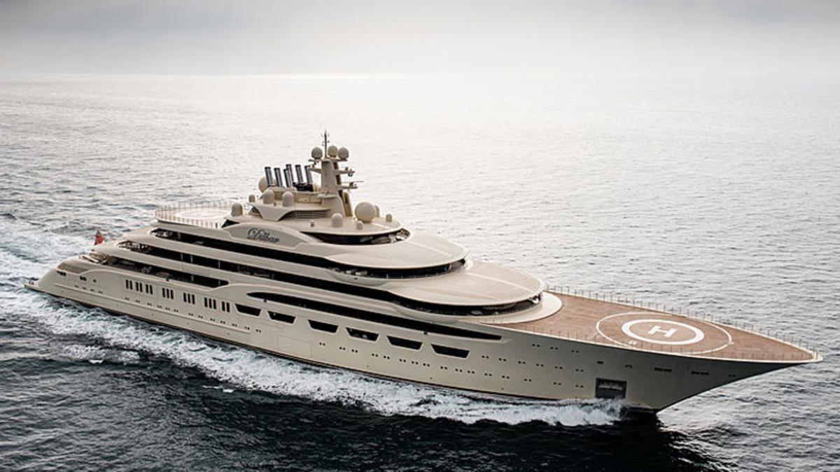 Almanya, Rus Milyarderin Sahip Olduğu Dünyanın En Büyük Yatına El Koydu
