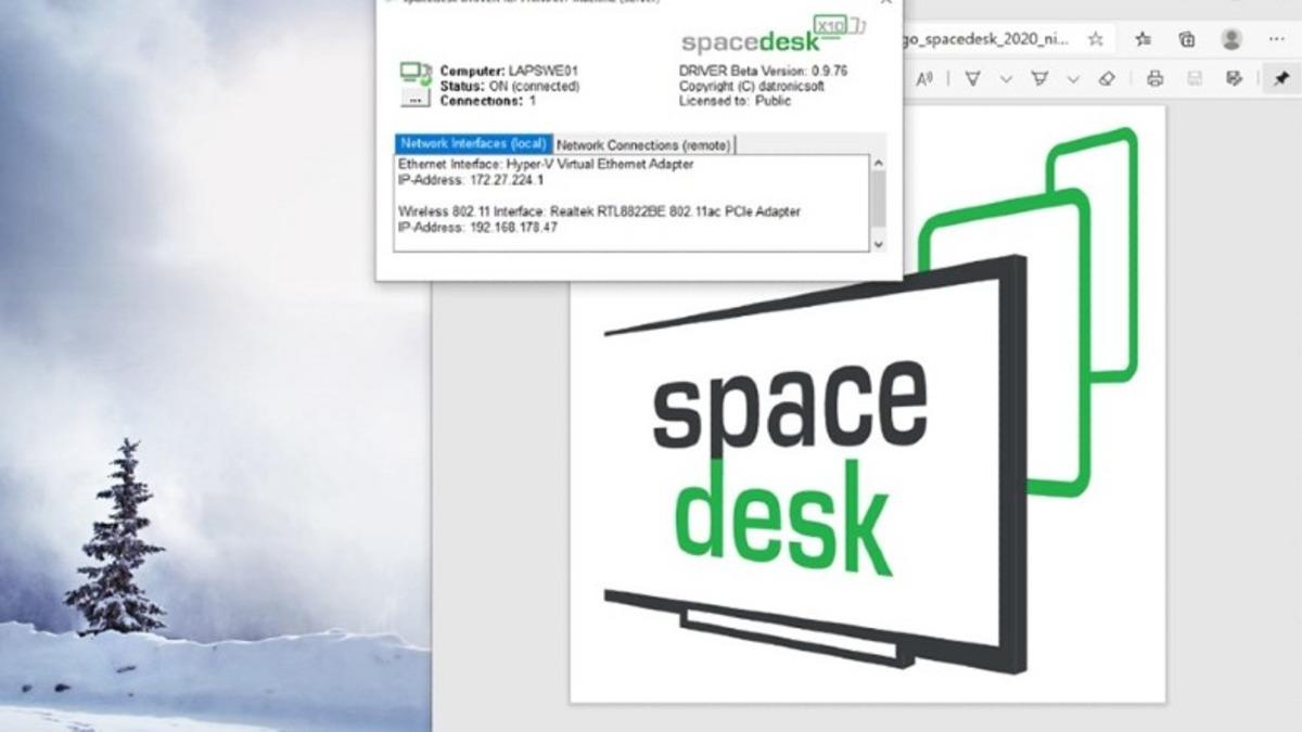 Mobil Cihazınızı İkinci Bir Monitör Olarak Kullanmanızı Sağlayan Spacedesk Nedir, Nasıl Kullanılır?
