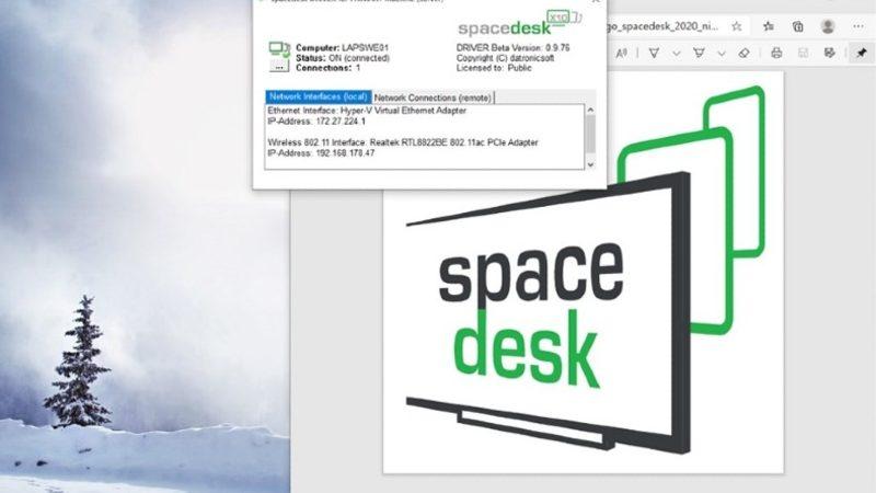 Mobil Cihazınızı İkinci Bir Monitör Olarak Kullanmanızı Sağlayan Spacedesk Nedir, Nasıl Kullanılır?