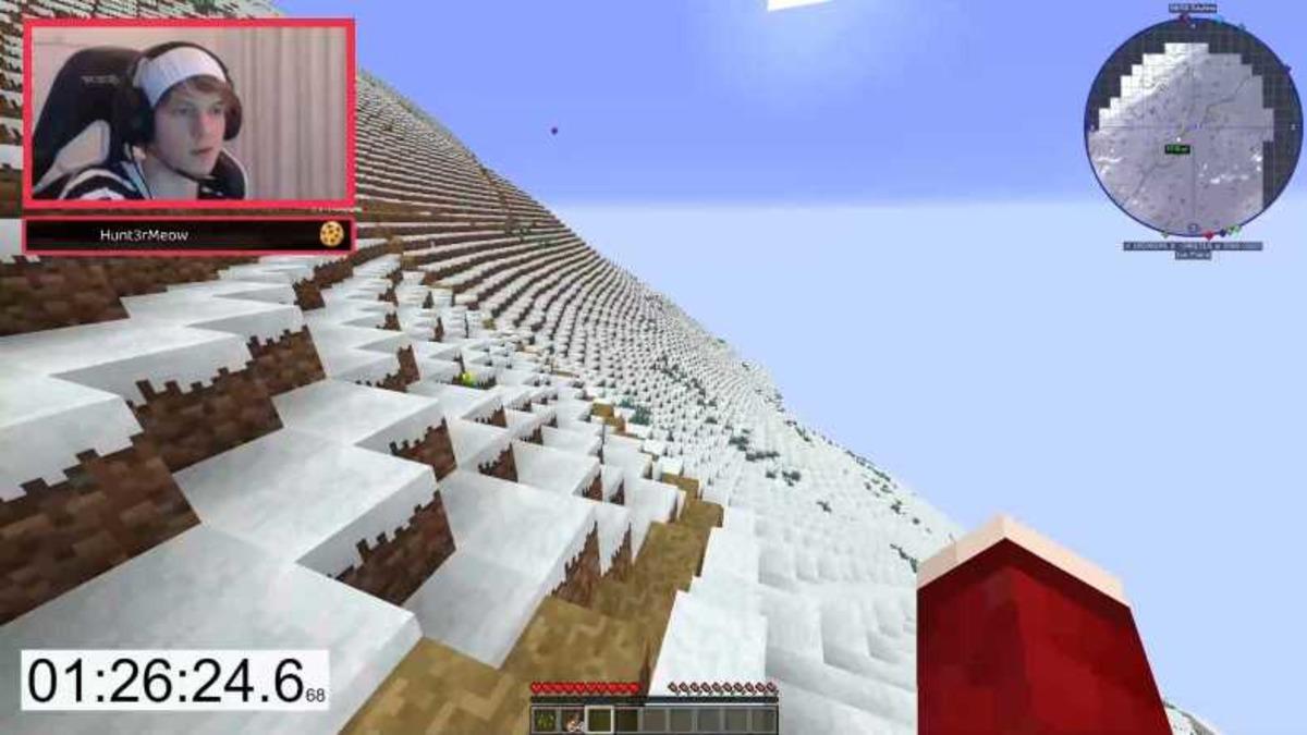 Bir Yayıncı, Everest Dağı’nı Minecraft’ta 1:1 Modelleyip Tırmandı