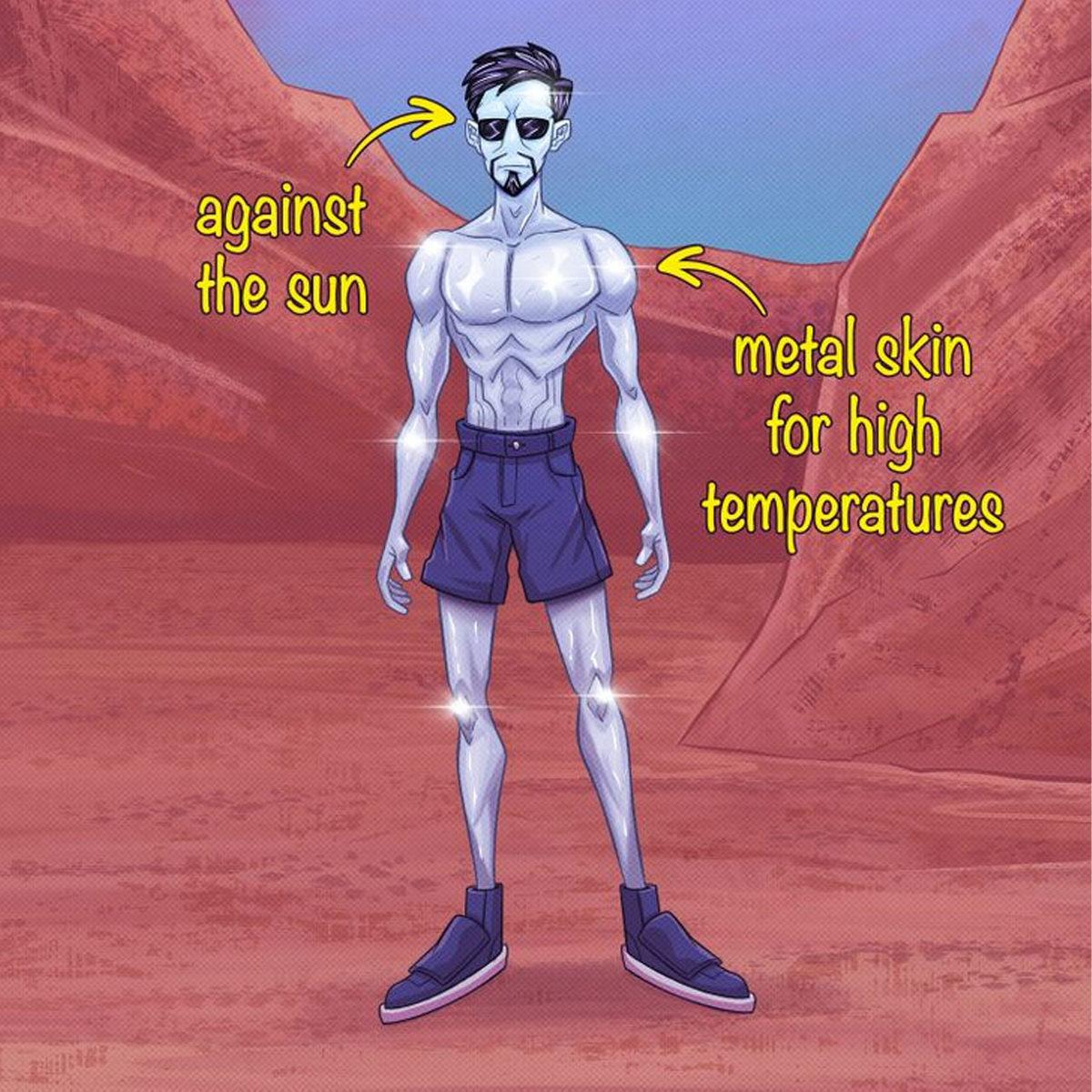 Dünya’da Değil de Diğer Gezegenlerde Yaşasaydık Vücudumuz İşte Böyle Görünecekti!