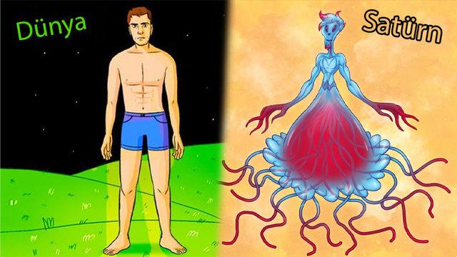 Dünya’da Değil de Diğer Gezegenlerde Yaşasaydık Vücudumuz İşte Böyle Görünecekti!