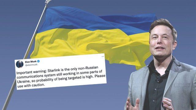 Elon Musk’tan Ukrayna’da Starlink Kullanımı Hakkında Uyarı: Hedef Alınma İhtimali Yüksek