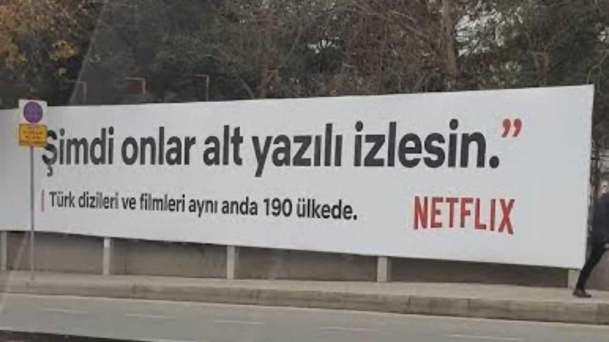 Netflix’in Sosyal Medyada Ses Getiren Afişi: Şimdi Onlar Alt Yazılı İzlesin