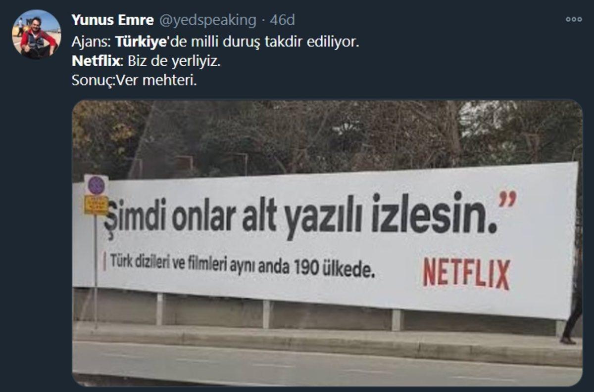 Netflix’in Sosyal Medyada Ses Getiren Afişi: Şimdi Onlar Alt Yazılı İzlesin