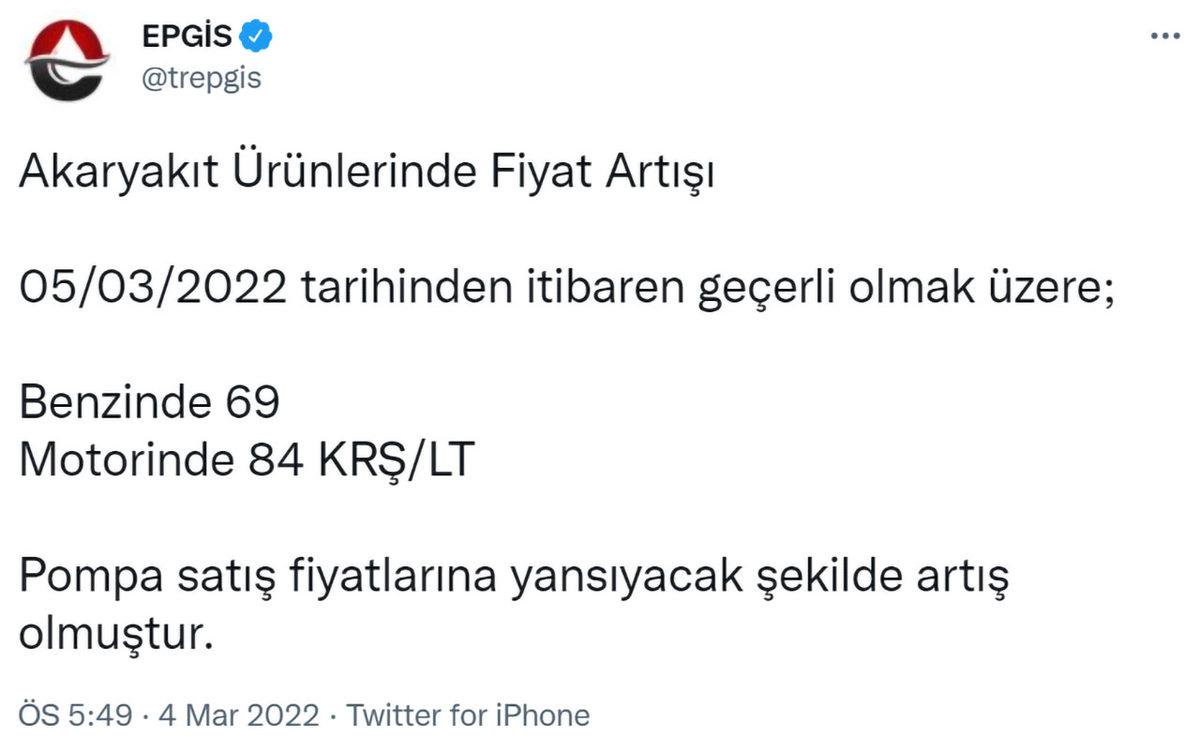 Ciğerimiz Kalmamıştır... Benzine ve Motorine Yeni Bir Zam Daha Geldi!