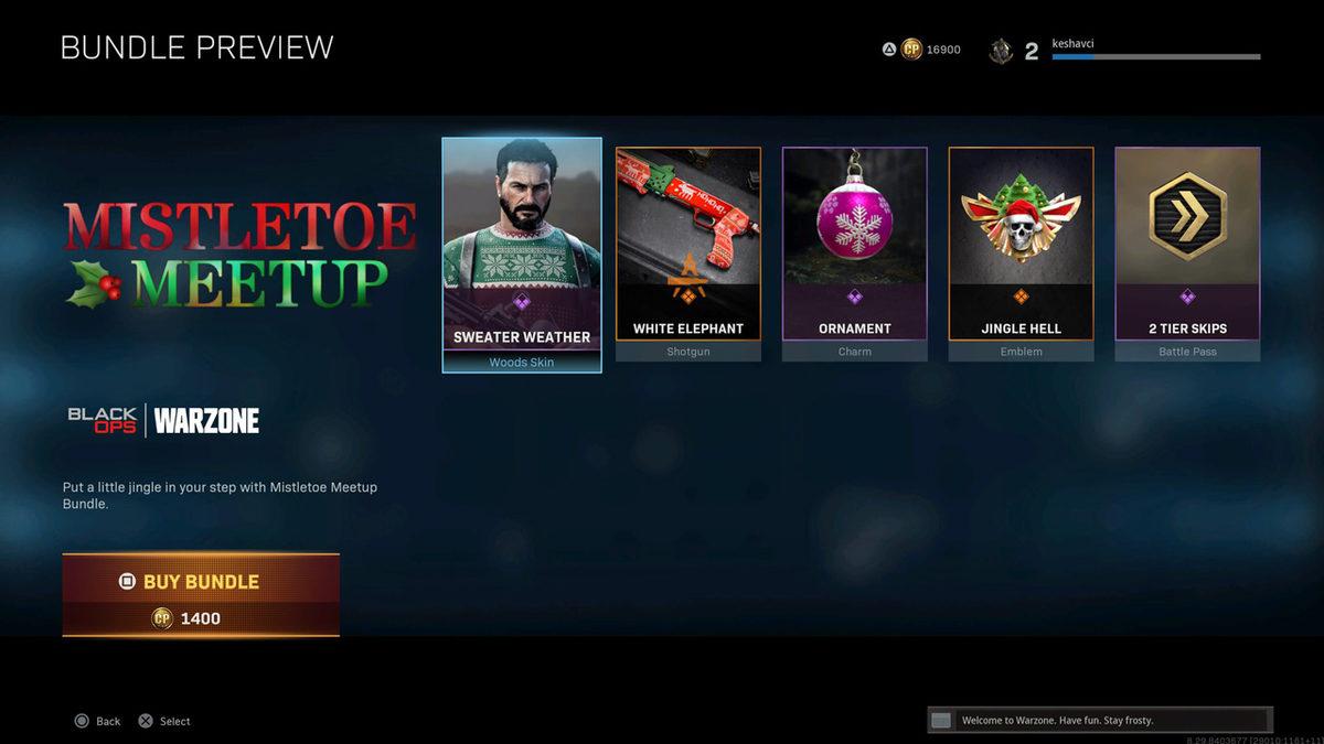 Call of Duty Warzone’a Ücretsiz ve Premium Tatil Paketleri Eklendi