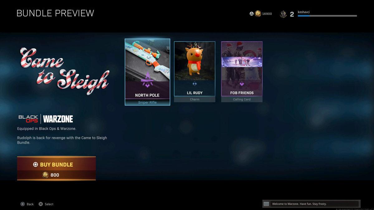 Call of Duty Warzone’a Ücretsiz ve Premium Tatil Paketleri Eklendi