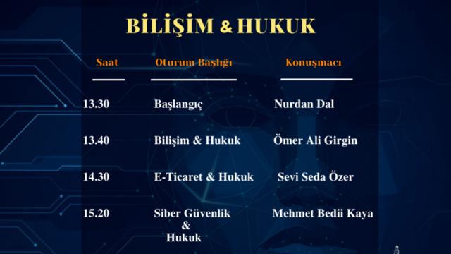 Mühendislik ile Hukuku Bir Araya Getirecek Bilişim&Hukuk Etkinliği 26 Aralık’ta