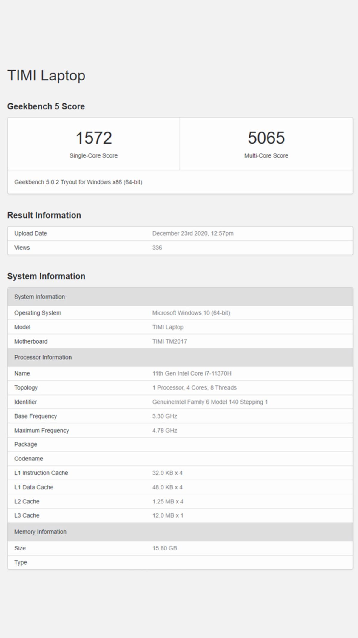Tiger Lake-H ve AMD Cezanne İşlemcili Mi Notebook Pro’lar Geekbench’te Ortaya Çıktı