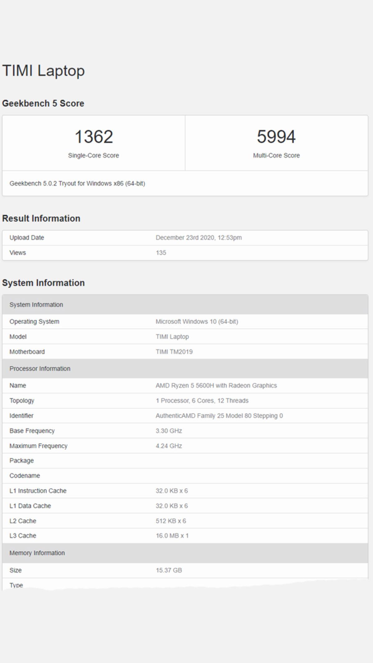 Tiger Lake-H ve AMD Cezanne İşlemcili Mi Notebook Pro’lar Geekbench’te Ortaya Çıktı