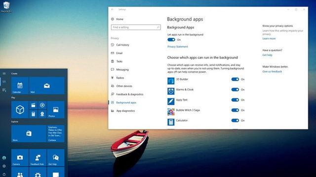 Windows 10’da Arka Planda Çalışan Programlar Nasıl Kapatılır?