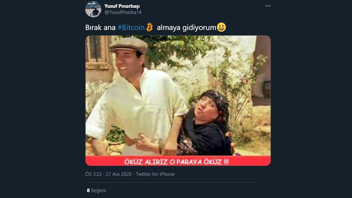200 Bin TL’yi Geçip Rekor Kıran Bitcoin Hakkında Twitter’da Yapılan Paylaşımlar