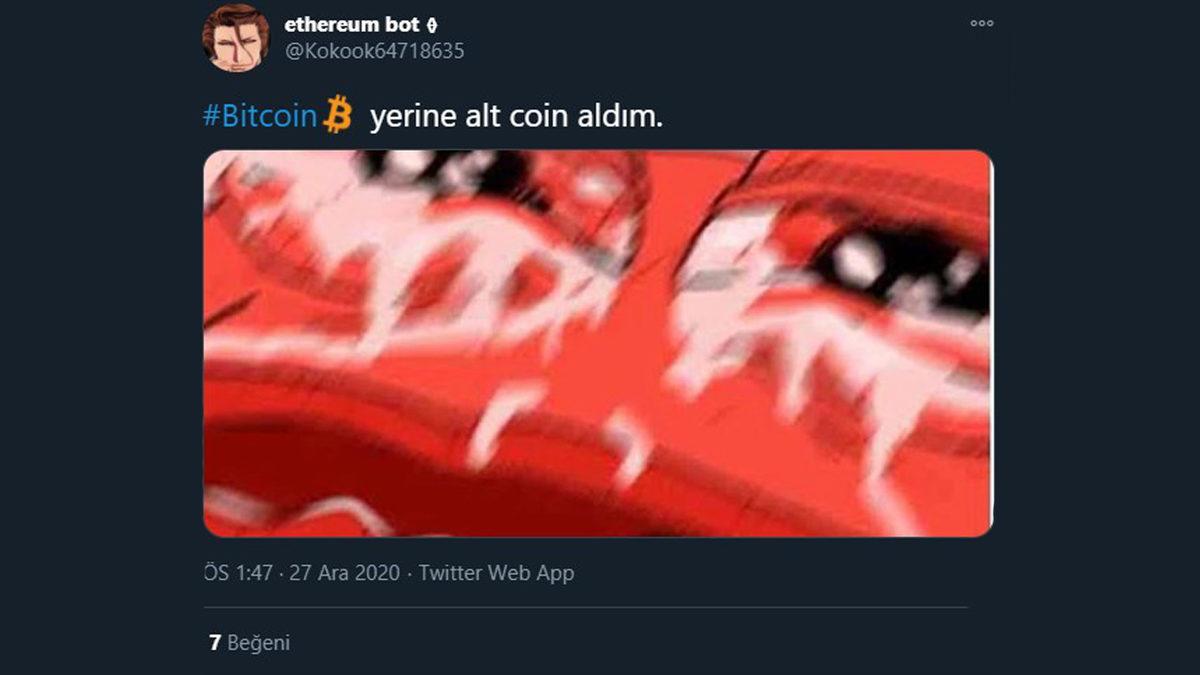 200 Bin TL’yi Geçip Rekor Kıran Bitcoin Hakkında Twitter’da Yapılan Paylaşımlar