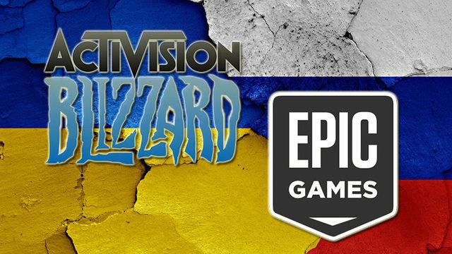 Activision Blizzard ve Epic Games, Rusya’da Oyun Satışlarını Durdurdu